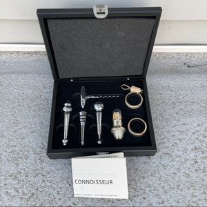 Brookstone 7-piece wine connoisseur accessories